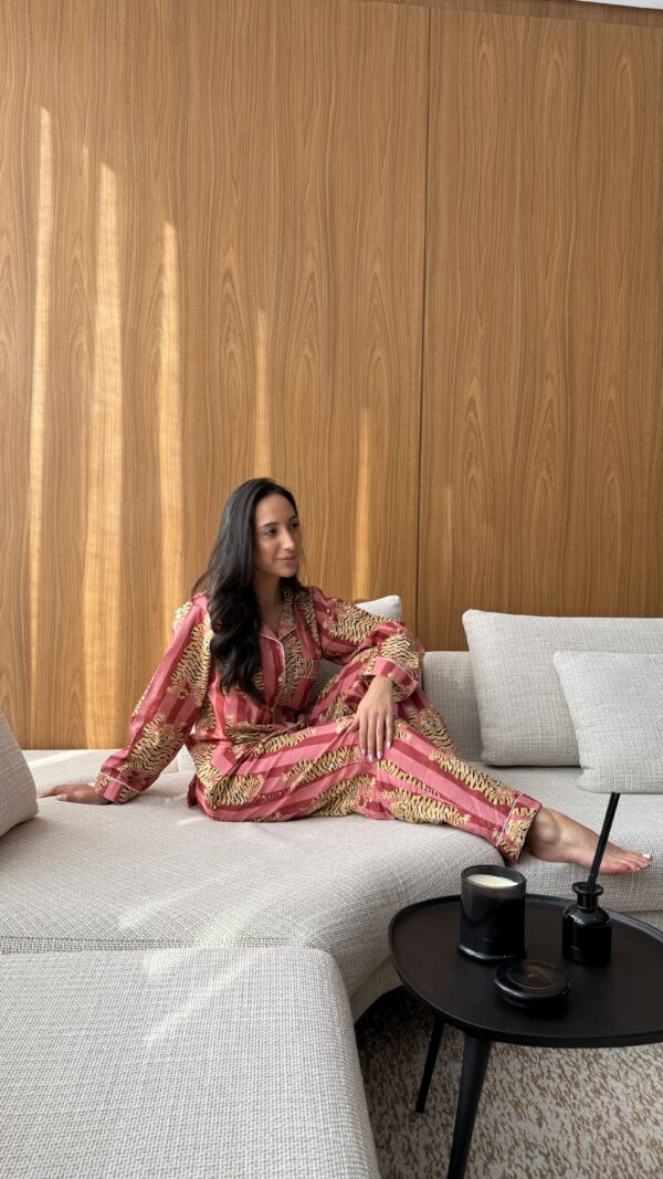 Kit Pijama listrado onça - Imagem 2
